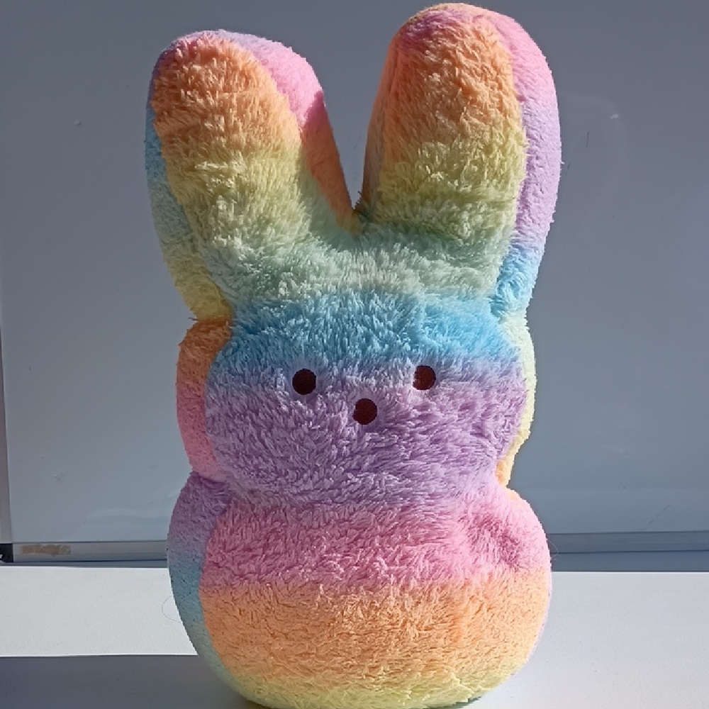 Peeps Rainbow Plush Bunny